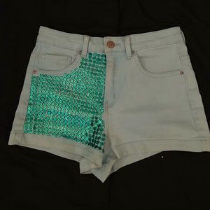 Forever 21 sequin shorts